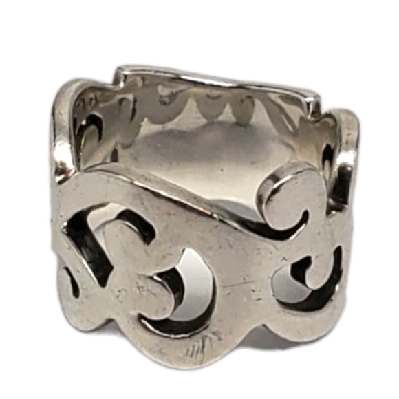 Silpada Sterling Silver Swirl Ring Band Size 7 #17464 - Picture 1 of 8